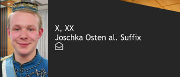 X, XX Joschka Osten al. Suffix 